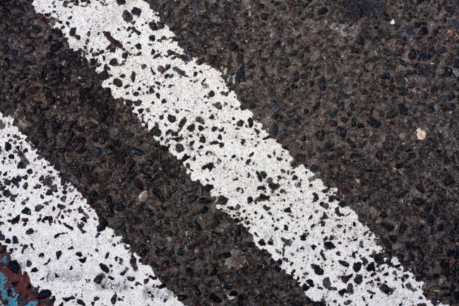 Double White Lines on the Road Double White Lines on the Road asphalt in duluth mn