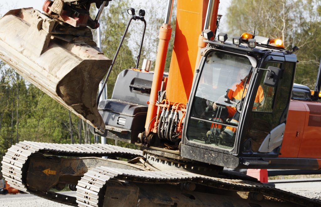 excavating bulldozer of aplus contractors in duluth mn